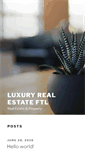 Mobile Screenshot of luxuryrealestateftl.com
